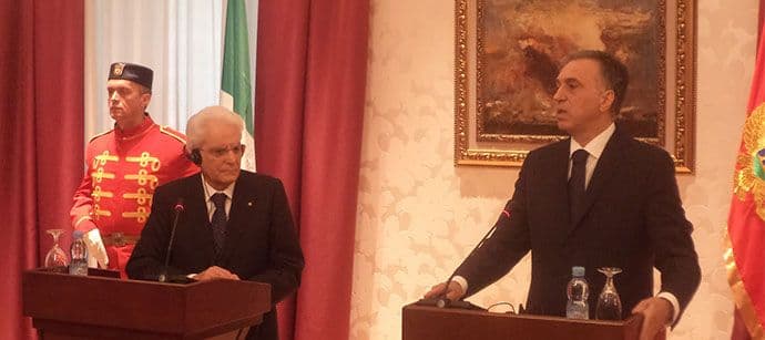 MATARELA: Crna Gora i Italija ujedinjene budućnošću u NATO i EU MATARELA: Crna Gora i Italija ujedinjene budućnošću u NATO i EU