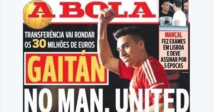 A Bola: Mančester kupio Gaitana! A Bola: Mančester kupio Gaitana!