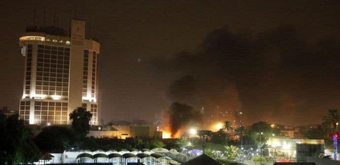 Desetak mrtvih u napadu na bagdadske hotele Desetak mrtvih u napadu na bagdadske hotele