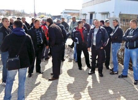 Radnici Boksita došli u Podgoricu Radnici Boksita došli u Podgoricu