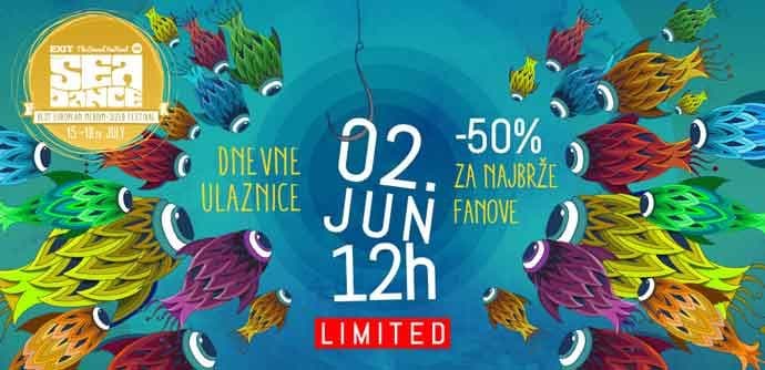 Počinje prodaja dnevnih ulaznica Sea Dance festivala Počinje prodaja dnevnih ulaznica Sea Dance festivala