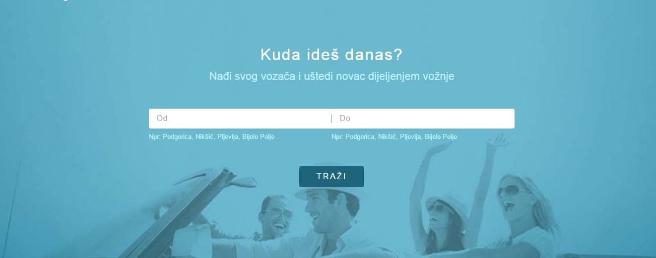 Aplikacija Ajmo.me: Traženje prevoza na internetu Aplikacija Ajmo.me: Traženje prevoza na internetu