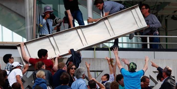 Pala krovna konstrukcija na Rolan Garosu, ima povrijeđenih! Pala krovna konstrukcija na Rolan Garosu, ima povrijeđenih!