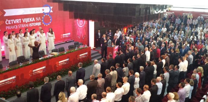 U toku kongres SDP-a - „Četvrt vijeka na pravoj strani istorije“  U toku kongres SDP-a - „Četvrt vijeka na pravoj strani istorije“