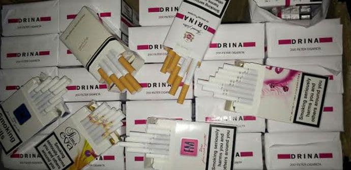 Oduzete cigarete u Baru Oduzete cigarete u Baru