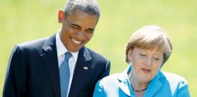 Obama i Merkelova na G7: Sankcije Rusiji do primjene dogovora iz Minska Obama i Merkelova na G7: Sankcije Rusiji do primjene dogovora iz Minska