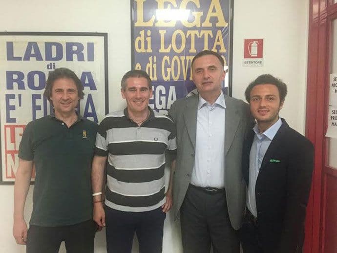 Milić sa zvaničnicima Lege Nord u Milanu Milić sa zvaničnicima Lege Nord u Milanu