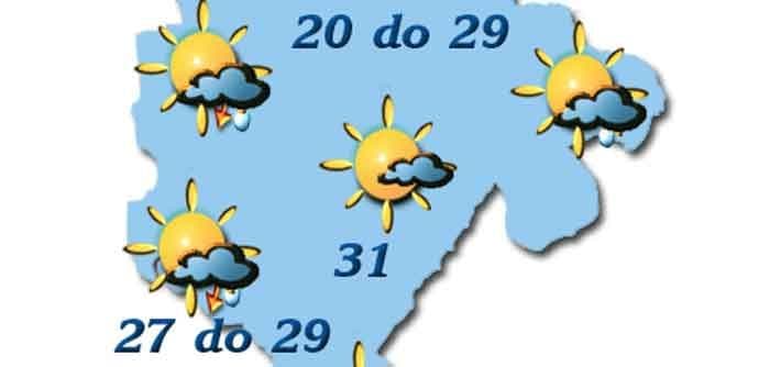 Danas do 31 stepen Danas do 31 stepen