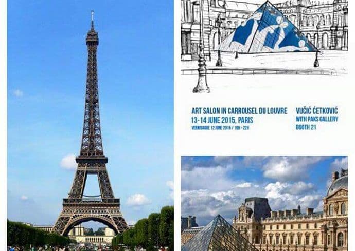Vučić Ćetković izlaže na umjetničkom salonu u Parizu Vučić Ćetković izlaže na umjetničkom salonu u Parizu