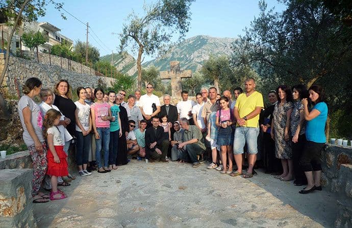 Misa na crkvištu Svetog Antuna Padovanskog nakon 158 godina Misa na crkvištu Svetog Antuna Padovanskog nakon 158 godina