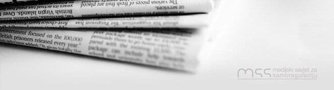 MSS: Ne može se utvrditi da li su Vijesti kršile Kodeks novinara MSS: Ne može se utvrditi da li su Vijesti kršile Kodeks novinara