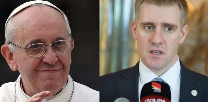 Lukšić u srijedu u Vatikanu: Da li će papa Franjo posjetiti Crnu Goru? Lukšić u srijedu u Vatikanu: Da li će papa Franjo posjetiti Crnu Goru?