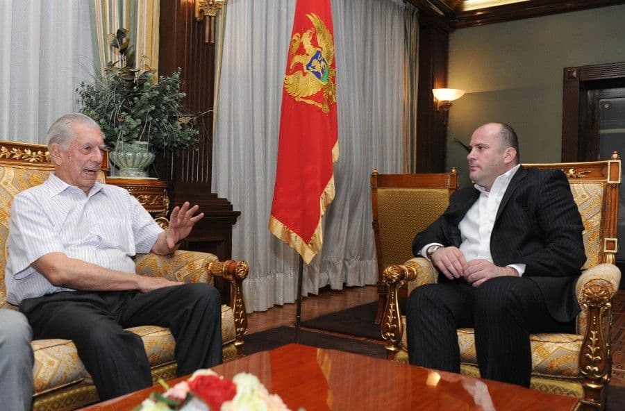 Susret ministra Goranovića i Marija Vargasa Ljose Susret ministra Goranovića i Marija Vargasa Ljose