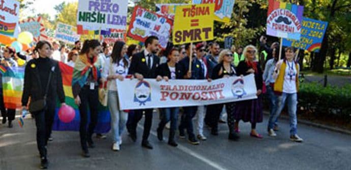 Povorka ponosa 18. oktobra u Podgorici Povorka ponosa 18. oktobra u Podgorici