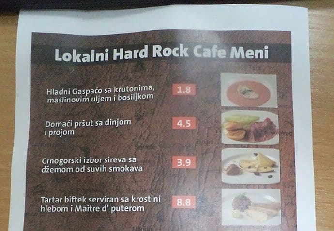 PODGORIČKI HARD ROCK: Ima i raštana za 5,1 i suvoga krapa za 4,5 eura PODGORIČKI HARD ROCK: Ima i raštana za 5,1 i suvoga krapa za 4,5 eura