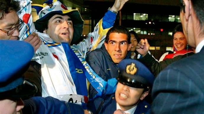 Navijači Boke u transu: Tevez se vratio! Navijači Boke u transu: Tevez se vratio!