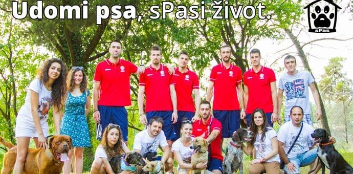 FOTO: Odbojkaši posjetili društvo za zaštitu životinja NVO „sPas“   FOTO: Odbojkaši posjetili društvo za zaštitu životinja NVO „sPas“