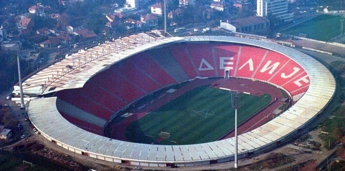 Izbio požar na stadionu “Rajko Mitić” u Beogradu Izbio požar na stadionu “Rajko Mitić” u Beogradu