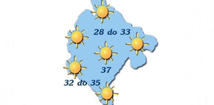 ZHMSCG: Tri dana tropskih temperatura ZHMSCG: Tri dana tropskih temperatura