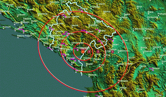 Zemljotres probudio Podgoričane Zemljotres probudio Podgoričane