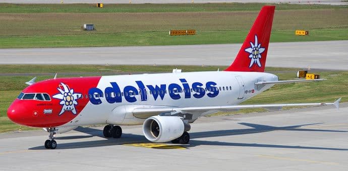 Edelweiss: Povratna karta do Ciriha 120 eura Edelweiss: Povratna karta do Ciriha 120 eura