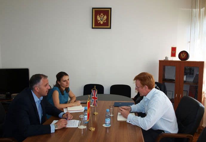 Pukovnik Ficgibon u posjeti Ministarstvu odbrane Pukovnik Ficgibon u posjeti Ministarstvu odbrane