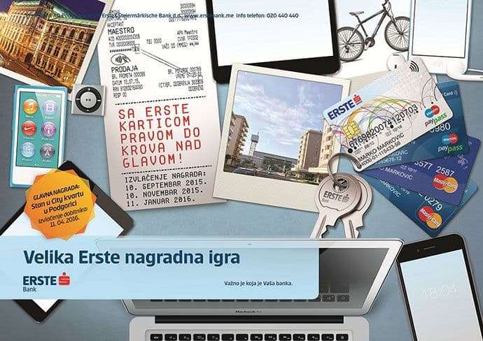 Erste banka pokreće nagradnu igru “Sa Erste karticom pravom do krova nad glavom” Erste banka pokreće nagradnu igru “Sa Erste karticom pravom do krova nad glavom”