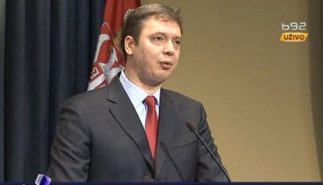 VUČIĆ: Grupa navijača iz Srbije započela je incident VUČIĆ: Grupa navijača iz Srbije započela je incident