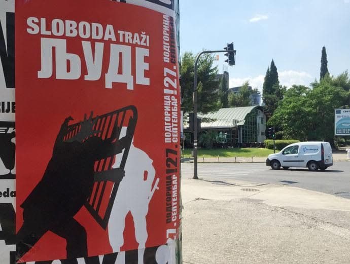FOTO: DF krenuo u kampanju za proteste: "Sloboda traži ljude" FOTO: DF krenuo u kampanju za proteste: "Sloboda traži ljude"