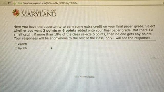 Najteže pitanje na testu izazvalo haos među studentima Najteže pitanje na testu izazvalo haos među studentima