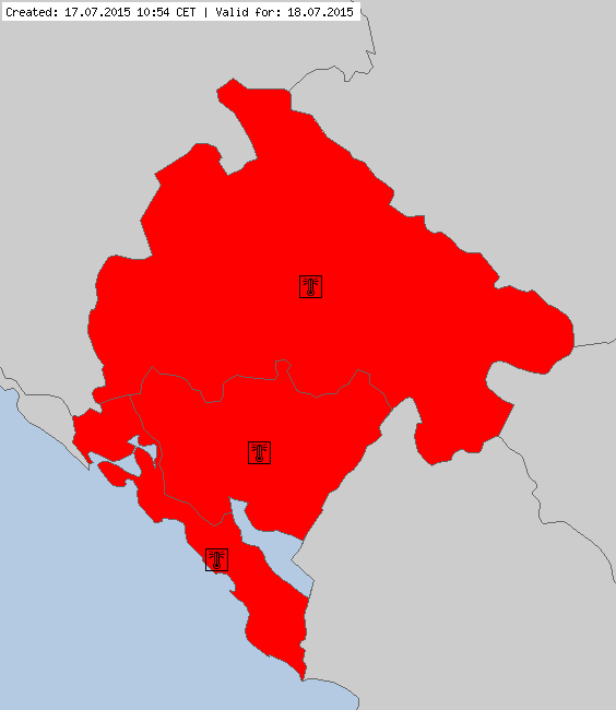 CRVENI ALARM: Paklene vrućine i velika opasnost od širenja požara CRVENI ALARM: Paklene vrućine i velika opasnost od širenja požara