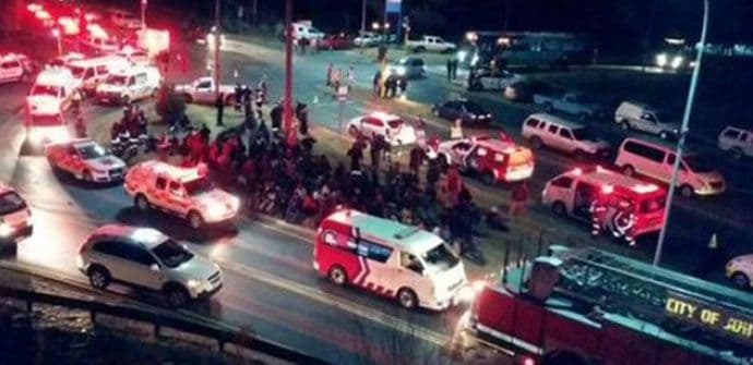 Sudar vozova u metrou u Johanesburgu  Sudar vozova u metrou u Johanesburgu