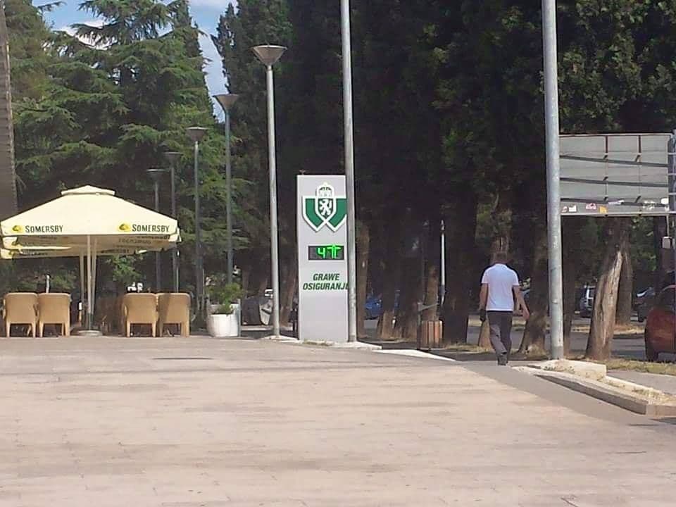 U Podgorici 40, na Žabljaku 29 stepeni U Podgorici 40, na Žabljaku 29 stepeni