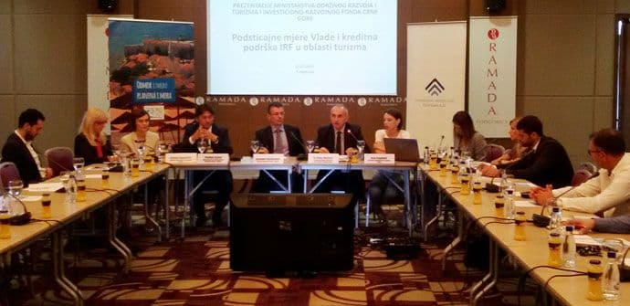 Predstavljene podsticajne mjere Vlade i krediti IRF-a u oblasti turizma Predstavljene podsticajne mjere Vlade i krediti IRF-a u oblasti turizma