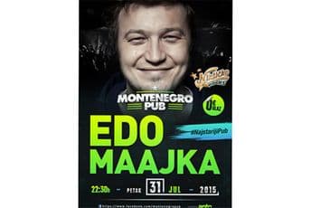 Edo Maajka u Montenegro pabu 31. jula