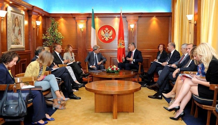 Đukanović - Đentiloni: Skori prijem Crne Gore u NATO važan za stabilnost regiona Đukanović - Đentiloni: Skori prijem Crne Gore u NATO važan za stabilnost regiona