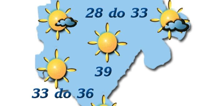 Sjutra pretežno sunčano, do 39 stepeni Sjutra pretežno sunčano, do 39 stepeni