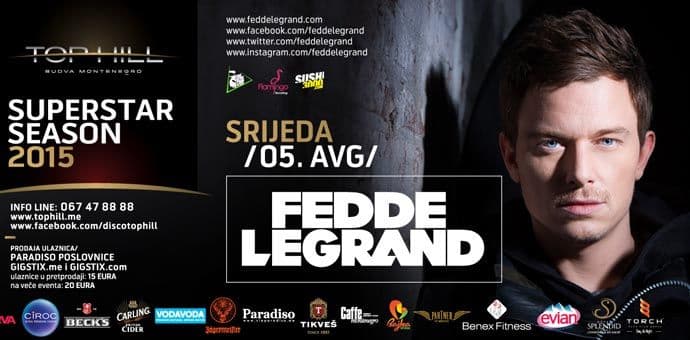 Dva puta po dvije karte za nastup Fed Le Granda u Top Hill-u! Dva puta po dvije karte za nastup Fed Le Granda u Top Hill-u!