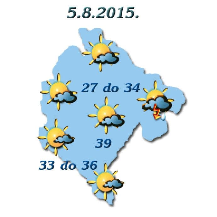 Sjutra do 39 stepeni Sjutra do 39 stepeni