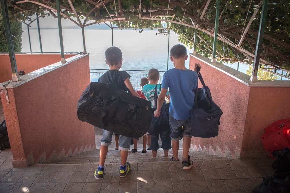 Djeca iz Doma u Bijeloj u ljetnjem kampu na Halkidikiju Djeca iz Doma u Bijeloj u ljetnjem kampu na Halkidikiju