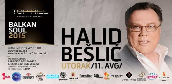 Dva puta po dvije karte za koncert Halida Bešlića u Top Hill-u! Dva puta po dvije karte za koncert Halida Bešlića u Top Hill-u!