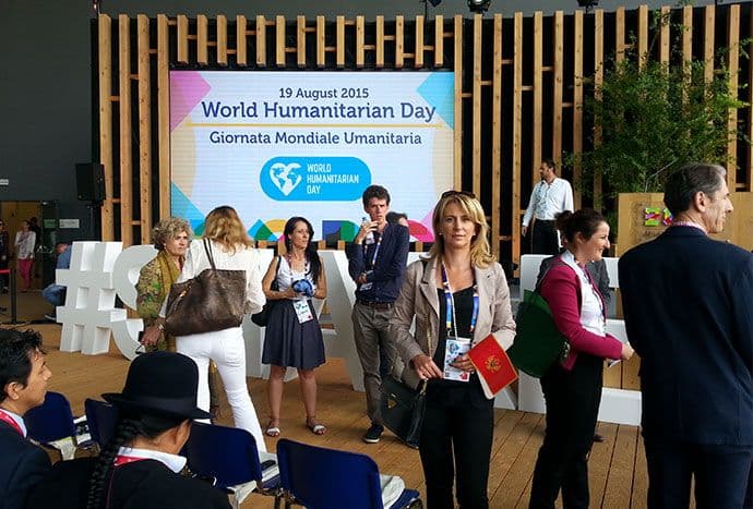 Predstavnici crnogorskog paviljona na EXPO učestvovali u obilježavanju svjetskog dana humanosti  Predstavnici crnogorskog paviljona na EXPO učestvovali u obilježavanju svjetskog dana humanosti