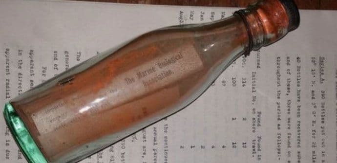 Isplivala najstarija poruka u boci na svijetu Isplivala najstarija poruka u boci na svijetu