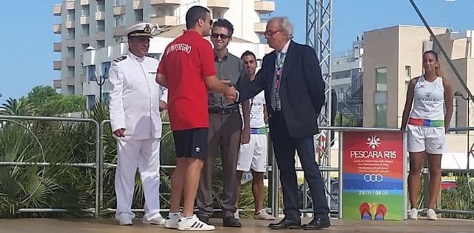 1. Mediteranske igre na pijesku: Podignuta zastava Crne Gore u Peskari 1. Mediteranske igre na pijesku: Podignuta zastava Crne Gore u Peskari