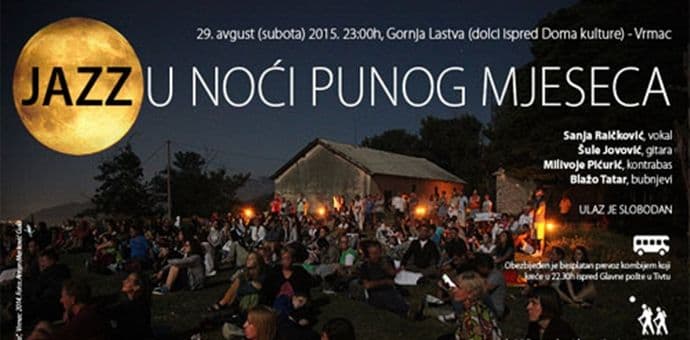 Jazz u noći punog mjeseca: Sanja Raičković kvartet nastupa na Vrmcu Jazz u noći punog mjeseca: Sanja Raičković kvartet nastupa na Vrmcu