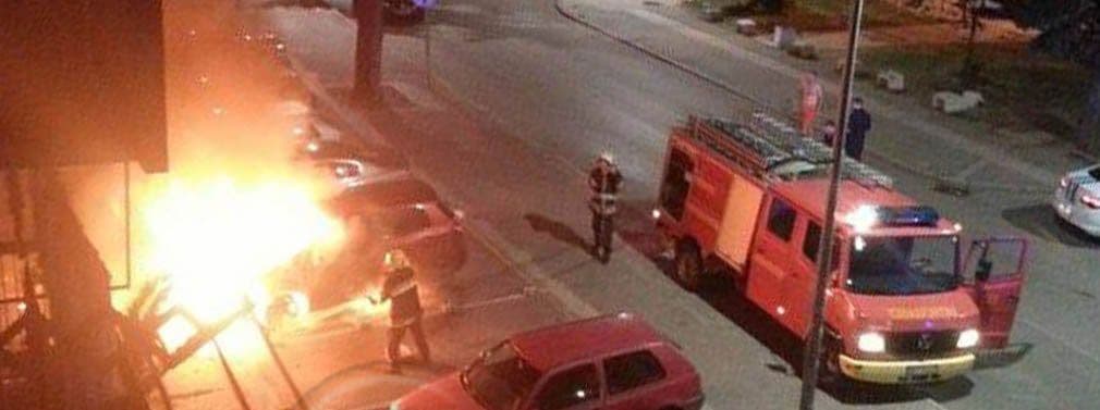 FOTO: Zapaljen automobil inspektora Đukanovića FOTO: Zapaljen automobil inspektora Đukanovića