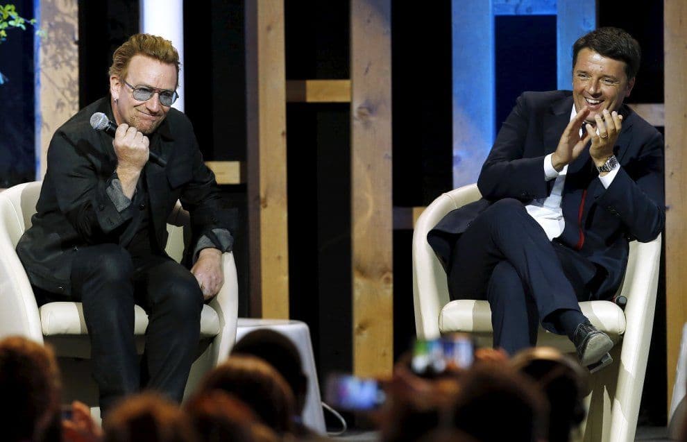 Expo 2015: Renzi i Bono Vox uputili poruku za borbu protiv gladi Expo 2015: Renzi i Bono Vox uputili poruku za borbu protiv gladi