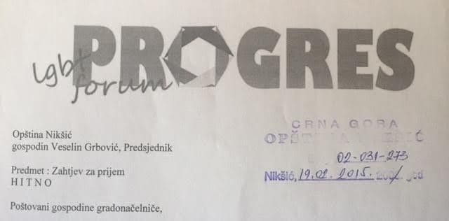 Pritužba zbog diskriminatornog odnosa Grbovića Pritužba zbog diskriminatornog odnosa Grbovića