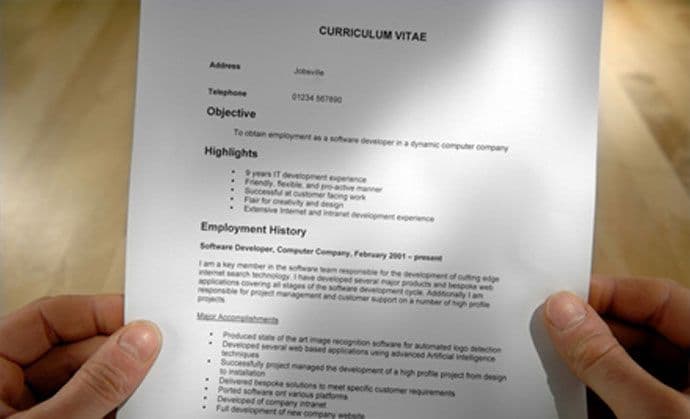 Ovako izgleda CV koji te vodi do zaposlenja Ovako izgleda CV koji te vodi do zaposlenja