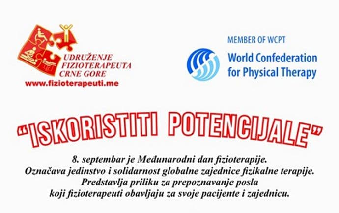 Danas se obilježava Međunarodni dan fizioterapije Danas se obilježava Međunarodni dan fizioterapije